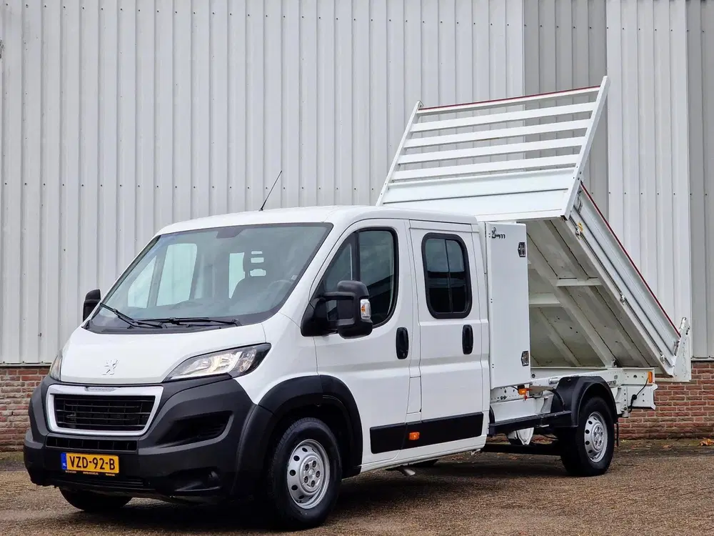 Peugeot Boxer 2.2 BlueHDi 140pk Kipper*Pick-up*DC*Dubbel uit 2021