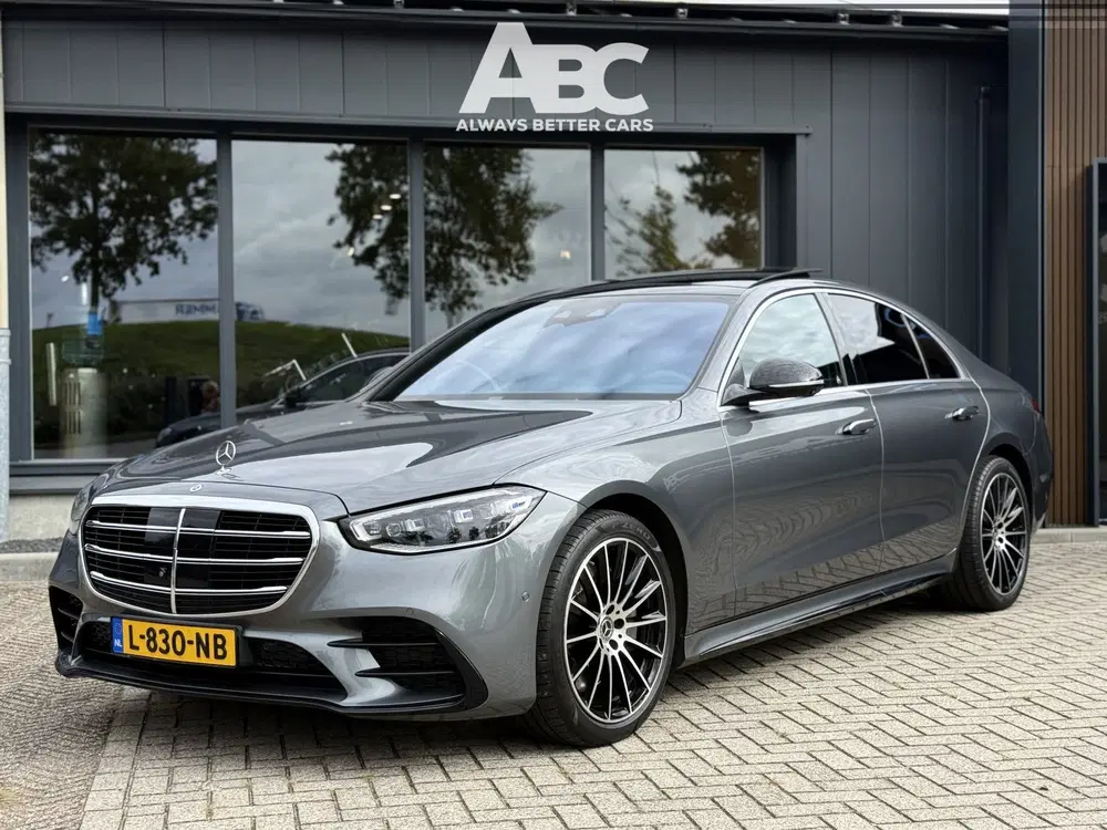 Mercedes-Benz S-Klasse 350d AMG Line HUD 360 Bur (bj 2021) uit 2021