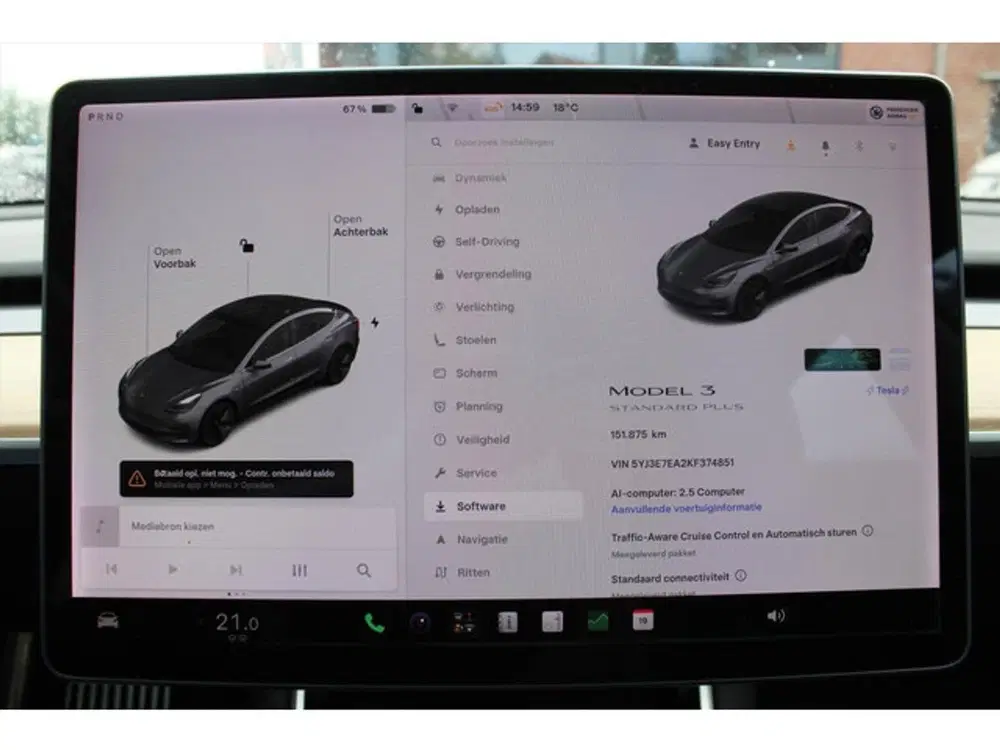 Tesla Model 3 Standard Plus RWD uit 2019, foto 9