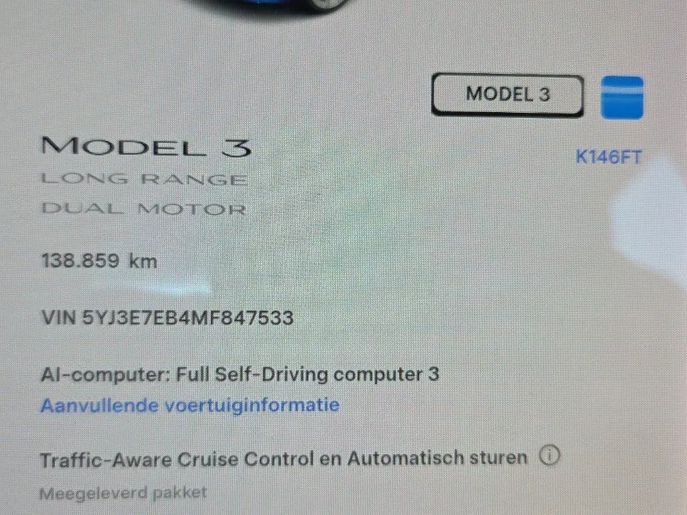 Tesla Model 3 Long Range AWD uit 2021, foto 5