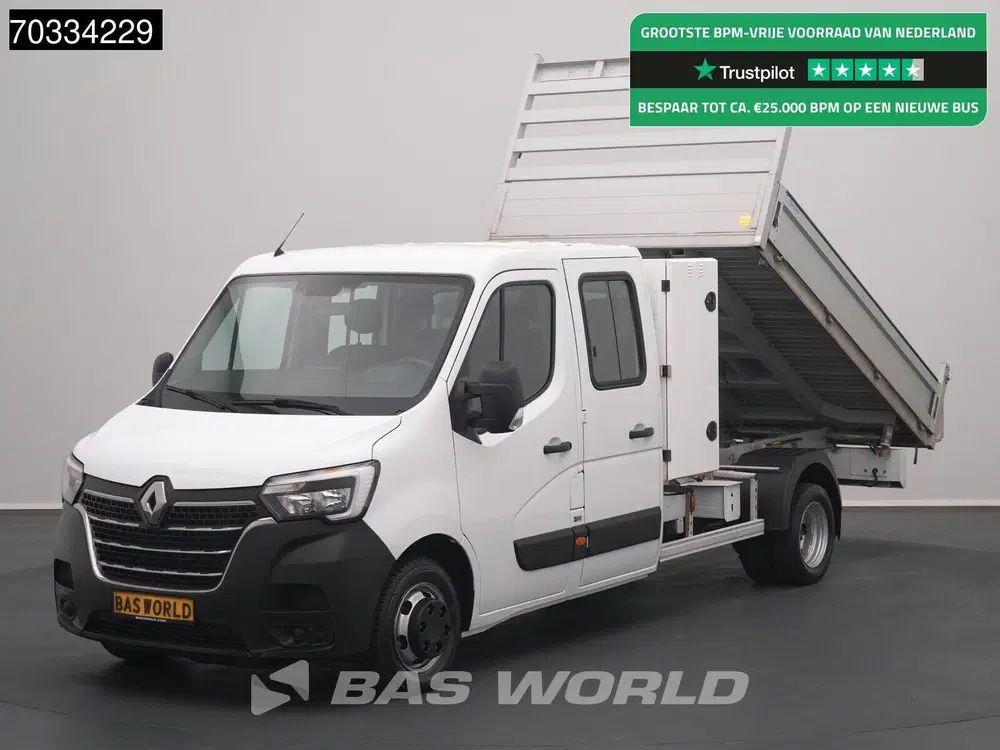 Renault Master 130PK Kipper Dubbele Cabine Dubbellucht Ai uit 2022