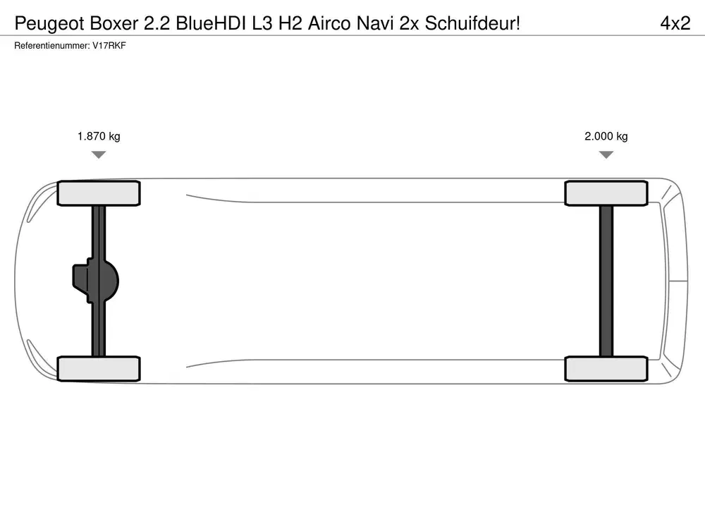 Peugeot Boxer 2.2 BlueHDI L3 H2 Airco Navi 2x Schuifdeur uit 2021, foto 14
