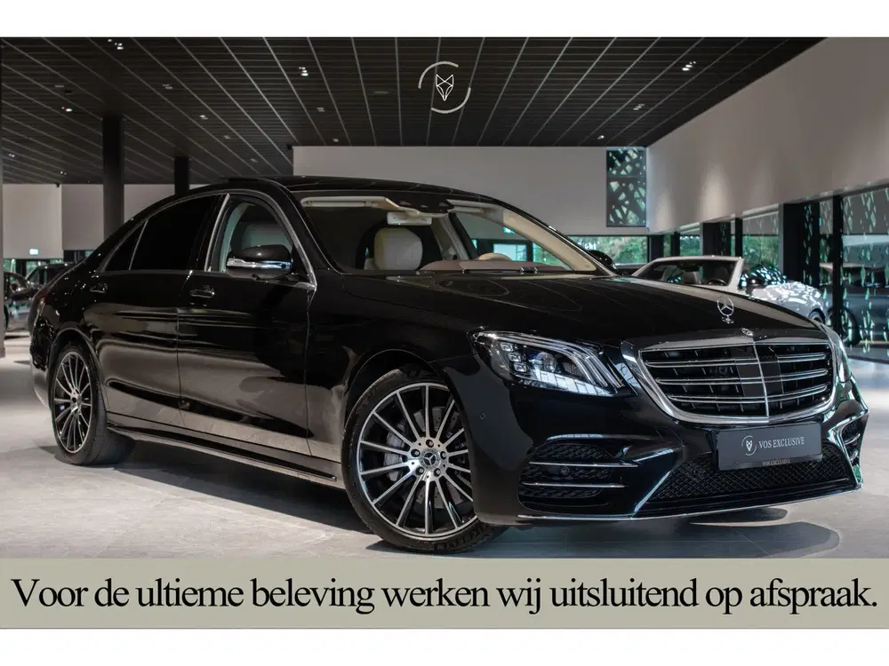 Mercedes-Benz S-Klasse 350d 4-M Lang AMG Plus Rij-assistenti uit 2020