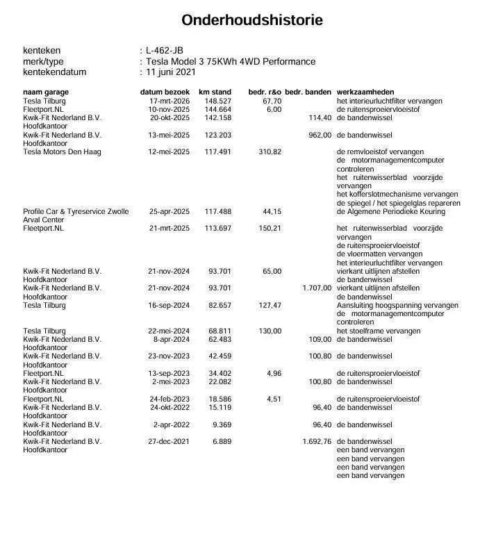 Tesla Model 3 Performance AWD 75 kWh uit 2021, foto 6