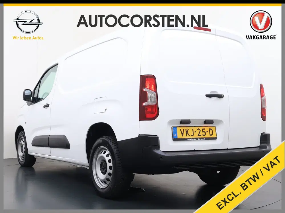 Peugeot Partner HDI 102PK Lang L2 Premium Navi Airco Apple uit 2021, foto 2