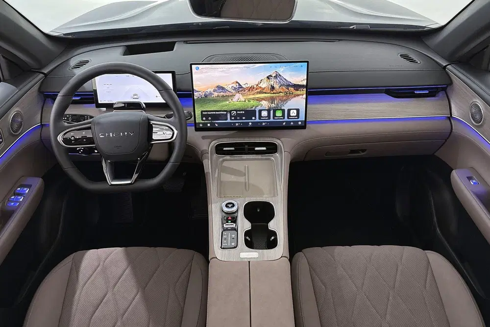 Chery Tiggo 8 PHEV UNIQUE 7-persoons Bruin Leer Snel lev uit 2026, foto 7