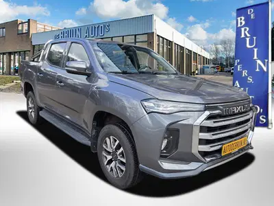 Maxus T90 EV 89 kWh Dubbel Cabine Zwart leer ECC Air uit 2024