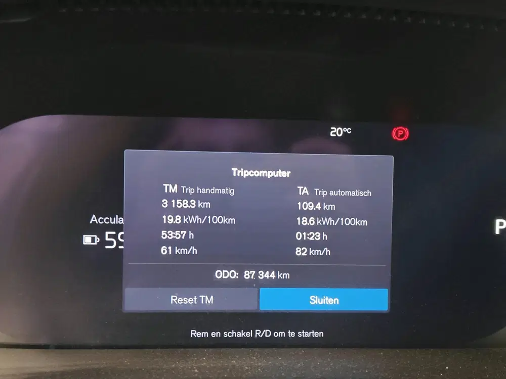 Volvo XC40 78 kWh 408pk Recharge Twin Ultimate uit 2022, foto 10