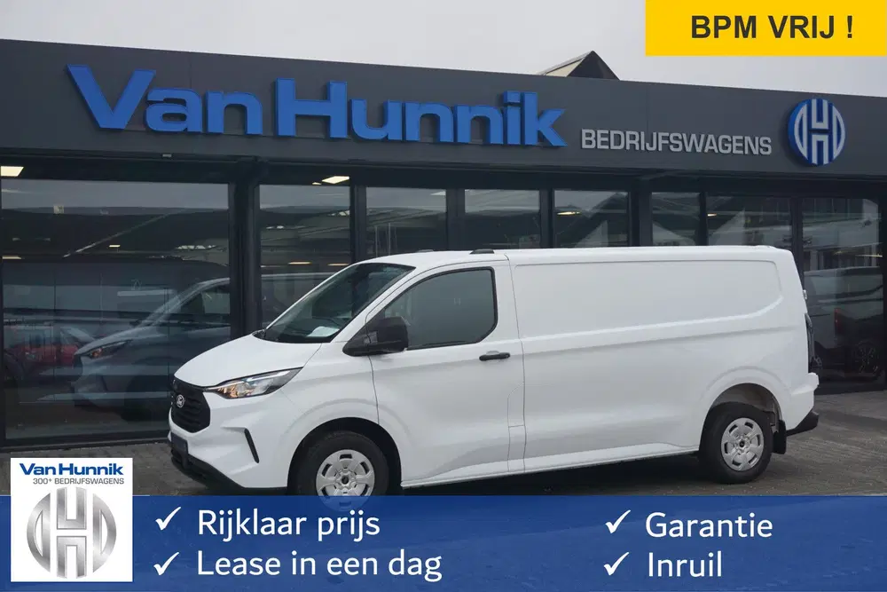 Ford Transit Custom 300L 136PK Trend BPM VRIJ Apple CP uit 2024