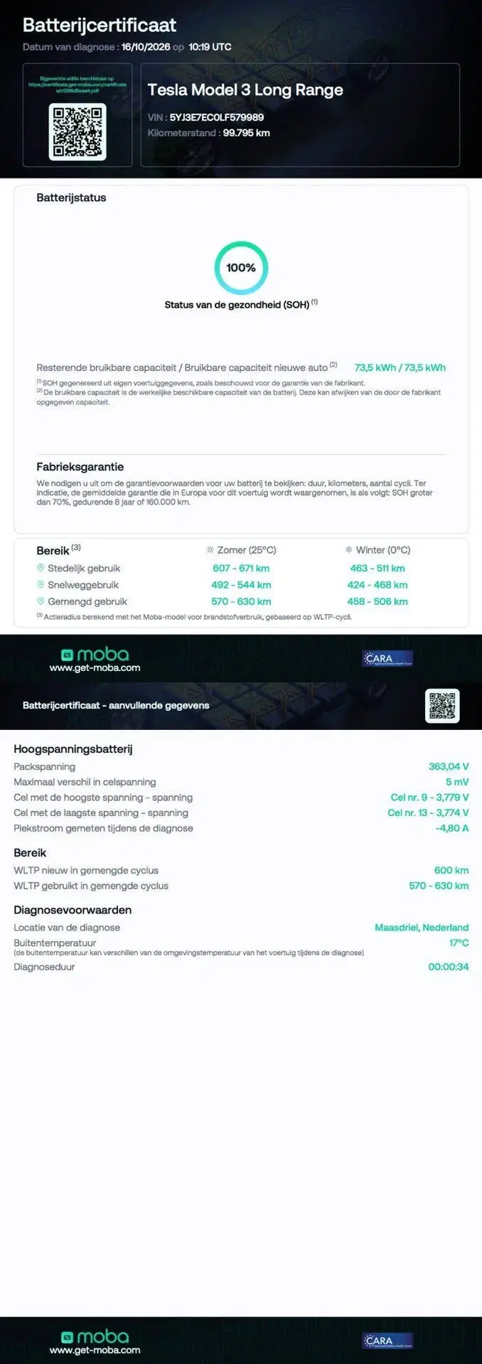 Tesla Model 3 Performance AWD 75 kWh Longrange uit 2019, foto 9