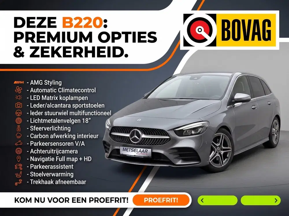 Mercedes-Benz B-Klasse Mercedes B-klasse 220 4MATIC Premium AMG S uit 2019, foto 5