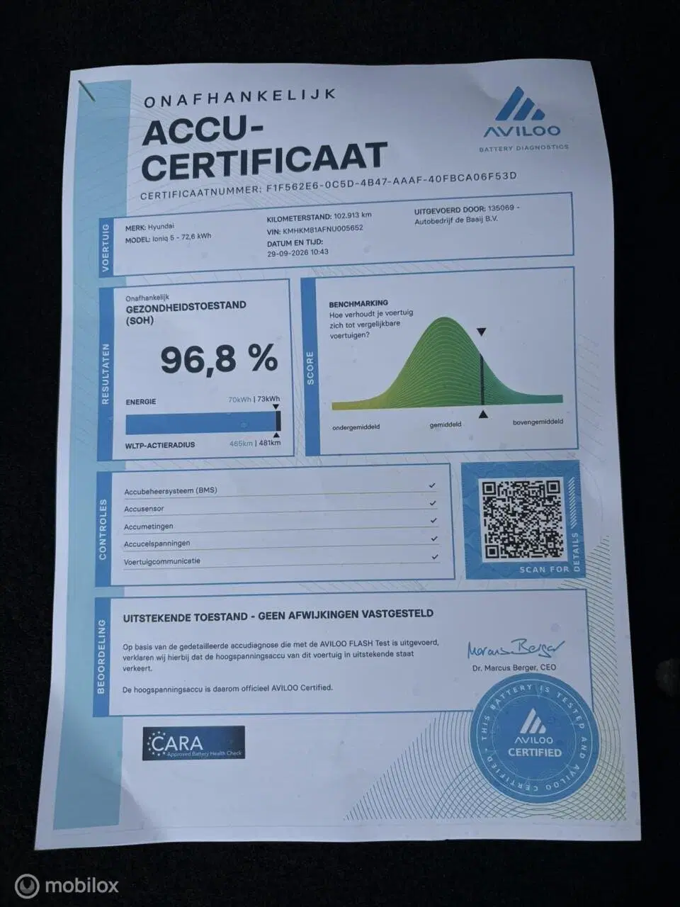 Hyundai IONIQ 5 Connect+ 73kWh*ACCU IN TOP CONDITIE* uit 2022, foto 2