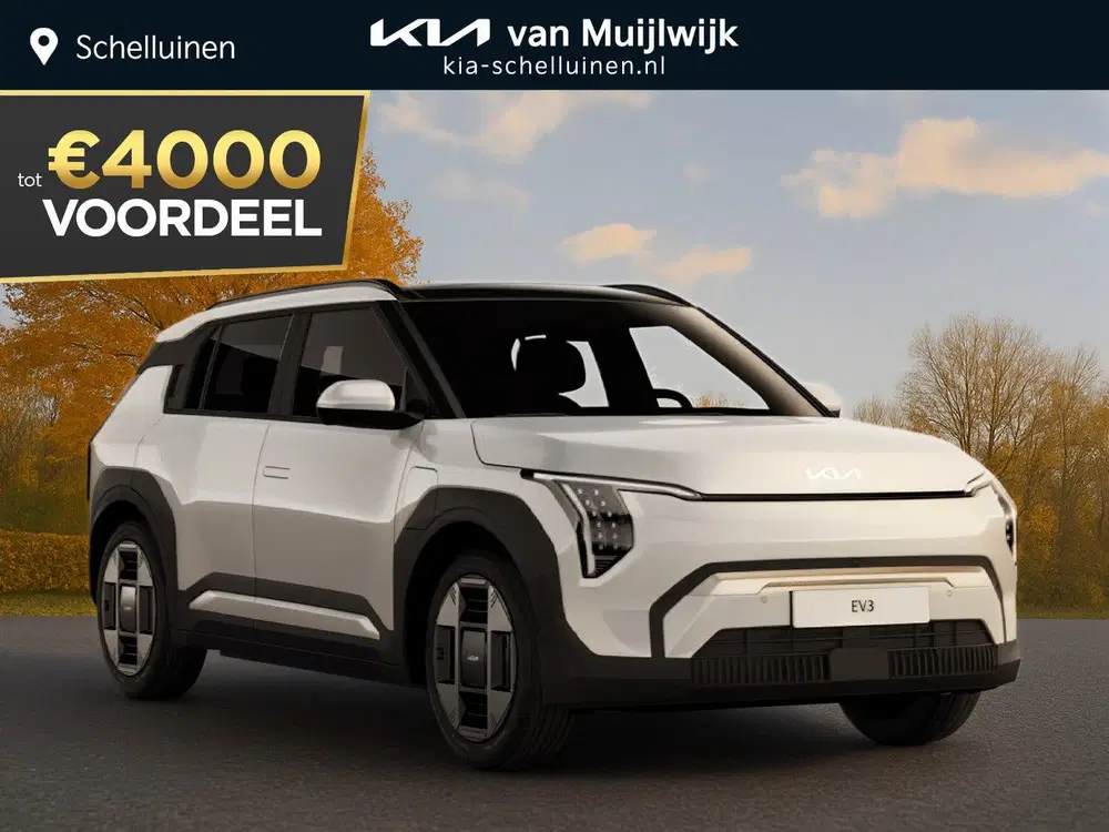 Kia EV3 Air 58.3 kWh €32.995 uit 2024