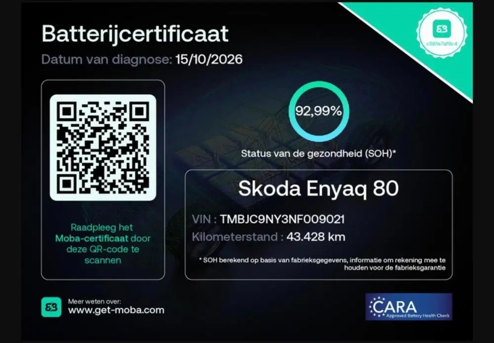 Skoda Enyaq 80 Weinig gereden uit 2021, foto 10