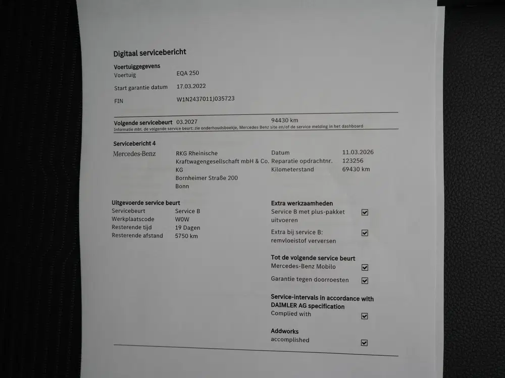 Mercedes-Benz EQA 250 Business Solution Luxury 67 kWh 191pk uit 2022, foto 9