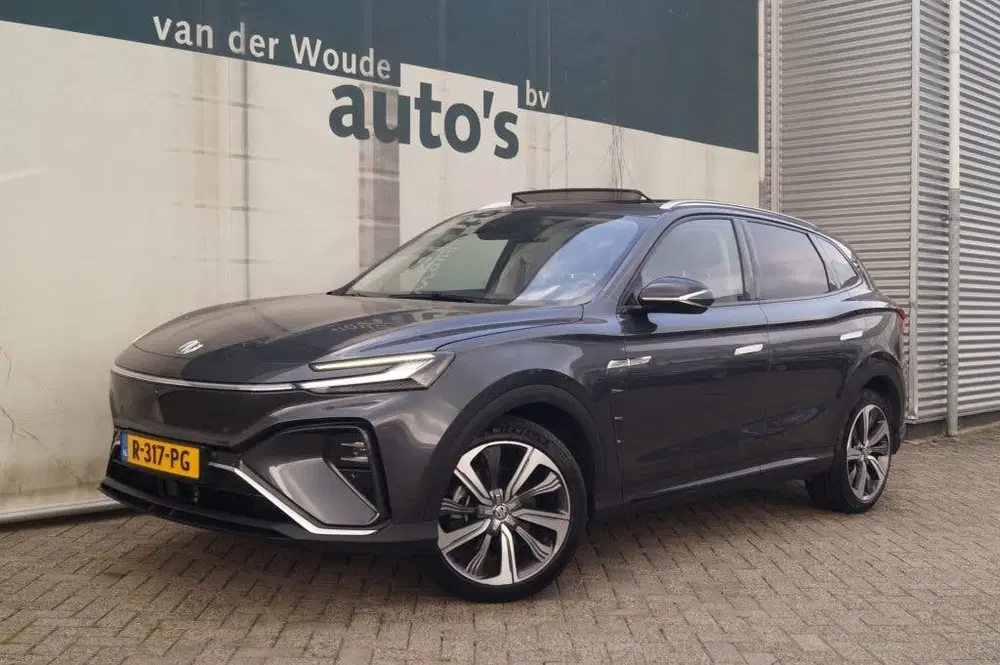 MG Marvel R Luxury 70 kWh -SOH92%-PANO-LEER-TREKHAAK uit 2022, foto 4