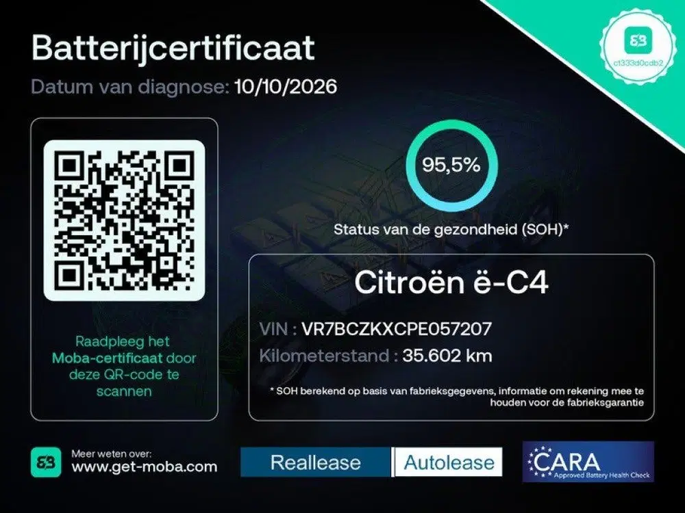 Citroën C4 Citroen E-C4 Feel 50 kWh SOH 95 uit 2023, foto 13
