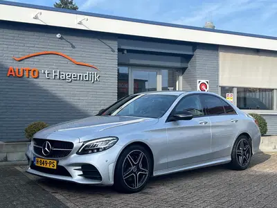 Mercedes-Benz C-Klasse 200 AUT AMG 19" leder night C200 uit 2019
