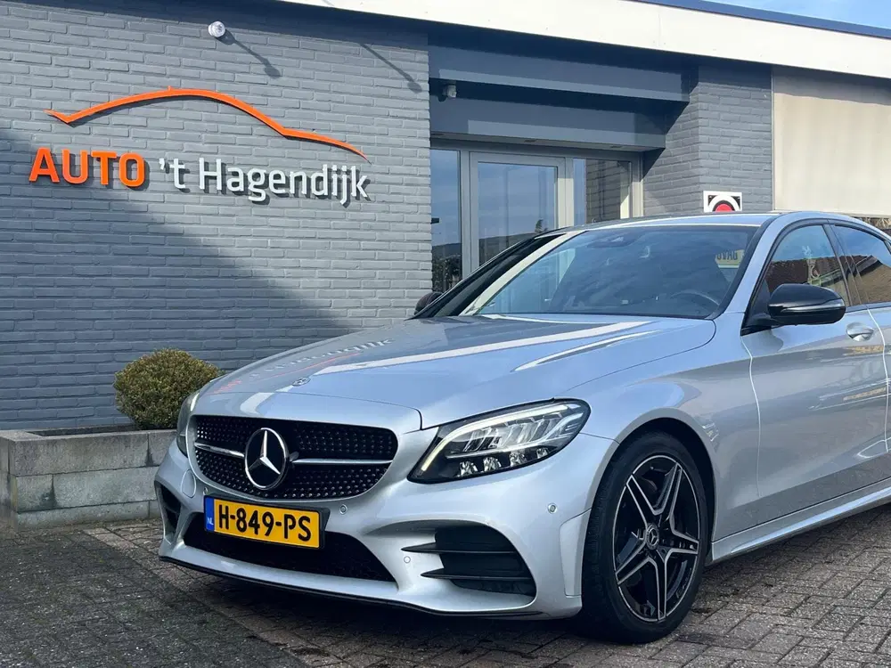 Mercedes-Benz C-Klasse 200 AUT AMG 19" leder night C200 uit 2019, foto 11