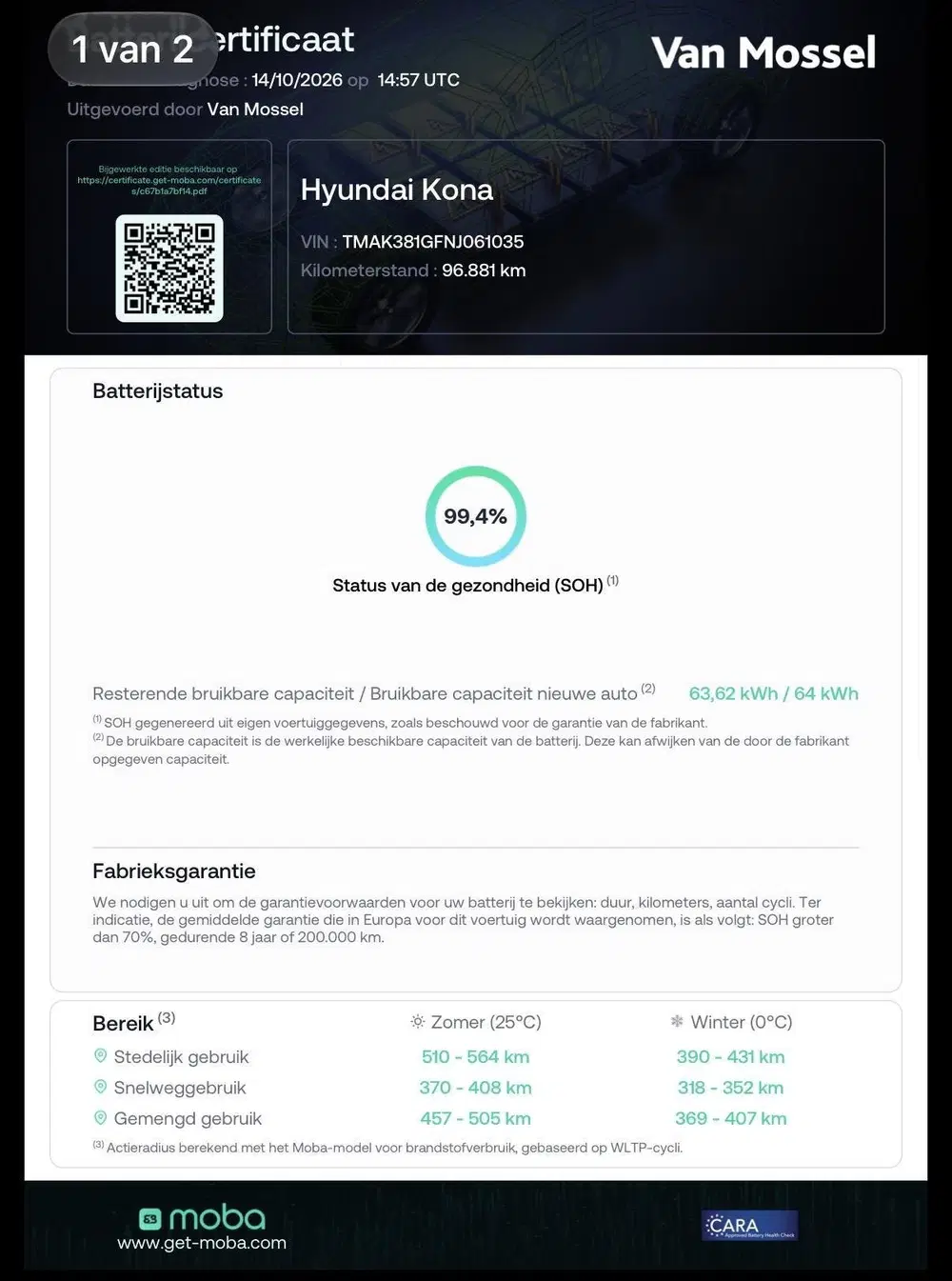 Hyundai KONA EV Fashion 64 kWh uit 2022, foto 5