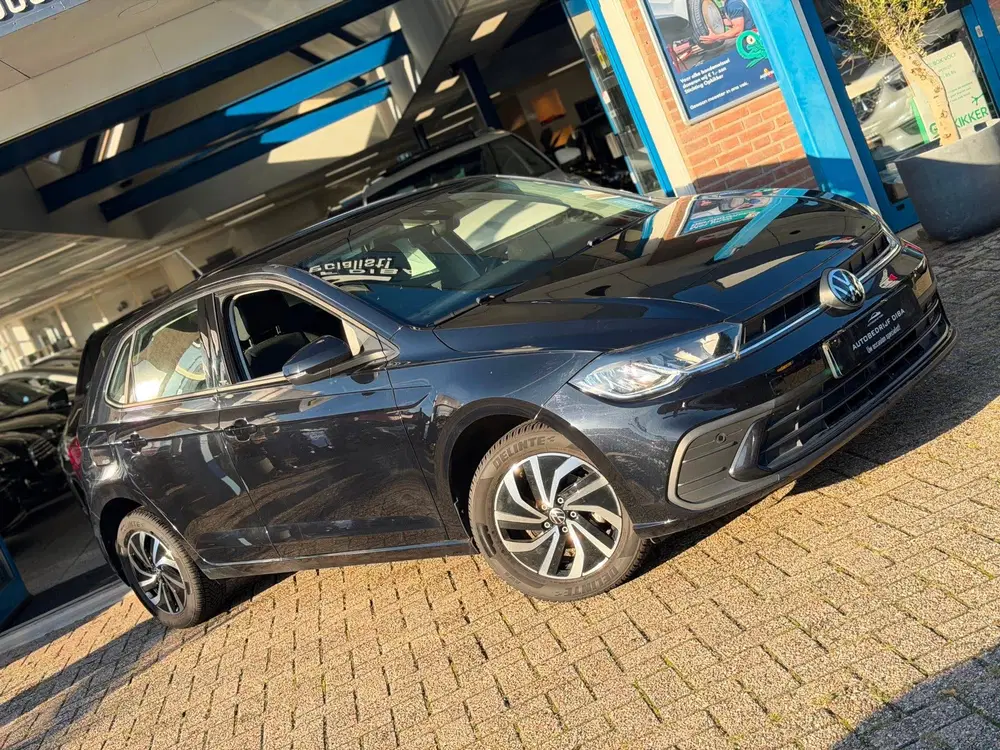 Volkswagen Polo 1.0 TSI Style 2022 ZWART NAVI CLIMA LM NAP uit 2022, foto 14