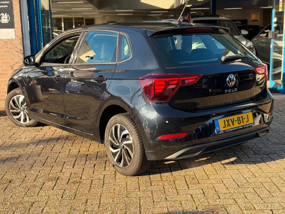 Volkswagen Polo 1.0 TSI Style 2022 ZWART NAVI CLIMA LM NAP uit 2022, foto 3