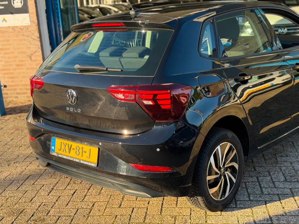 Volkswagen Polo 1.0 TSI Style 2022 ZWART NAVI CLIMA LM NAP uit 2022, foto 7