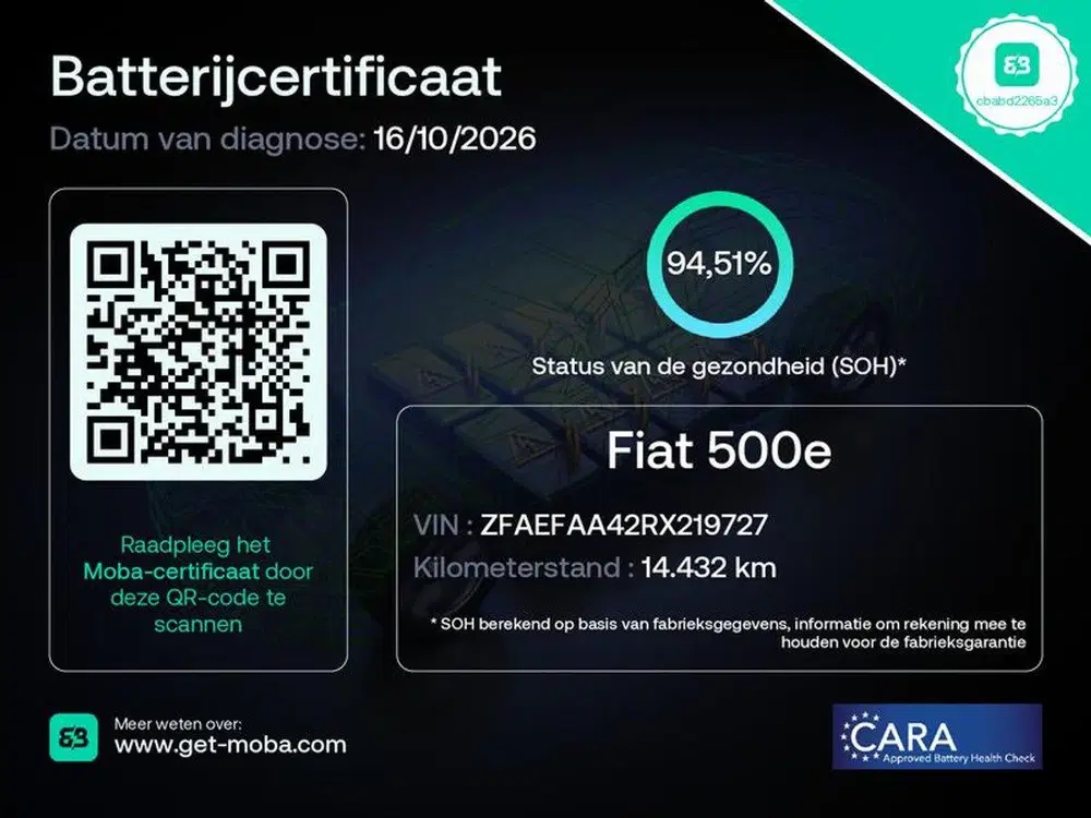 Fiat 500 La Prima 42 kWh Pano Leder Stoelverwarming uit 2024, foto 9