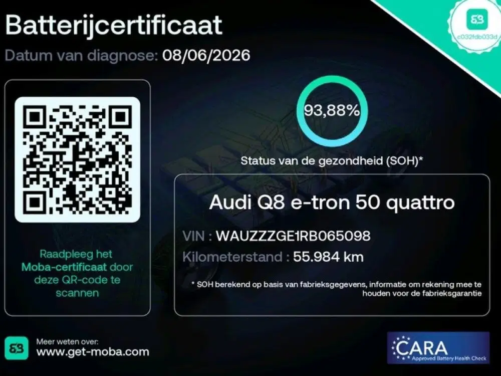 Audi Q8 e-tron S-LINE QUATRRO 95 kWh 94% PANO uit 2024, foto 3