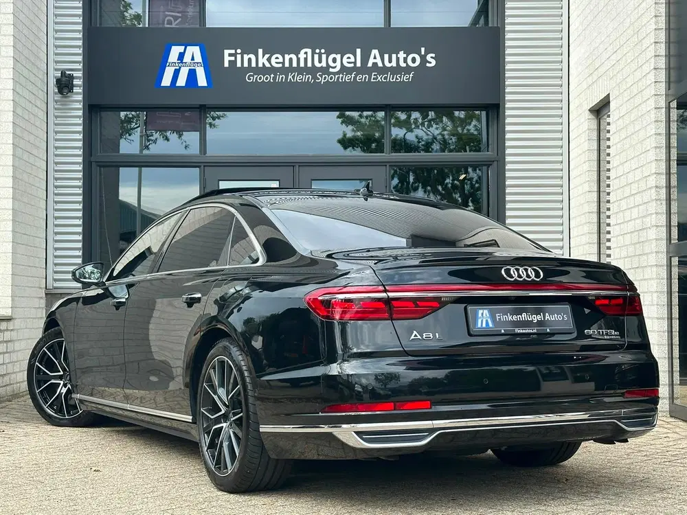 Audi A8 60 TFSI e Quattro Lang S-line uit 2020, foto 2
