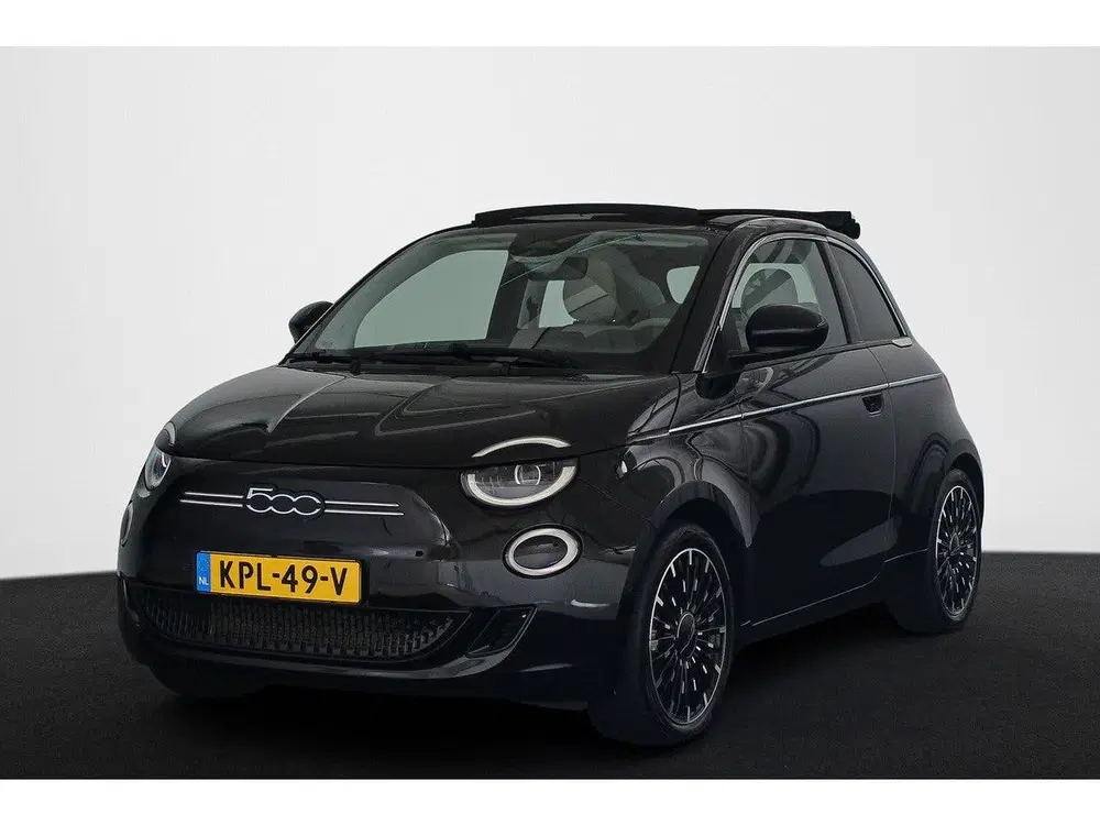 Fiat 500C La Prima 42 kWh Cabrio Leder Stoelverwarmi uit 2024
