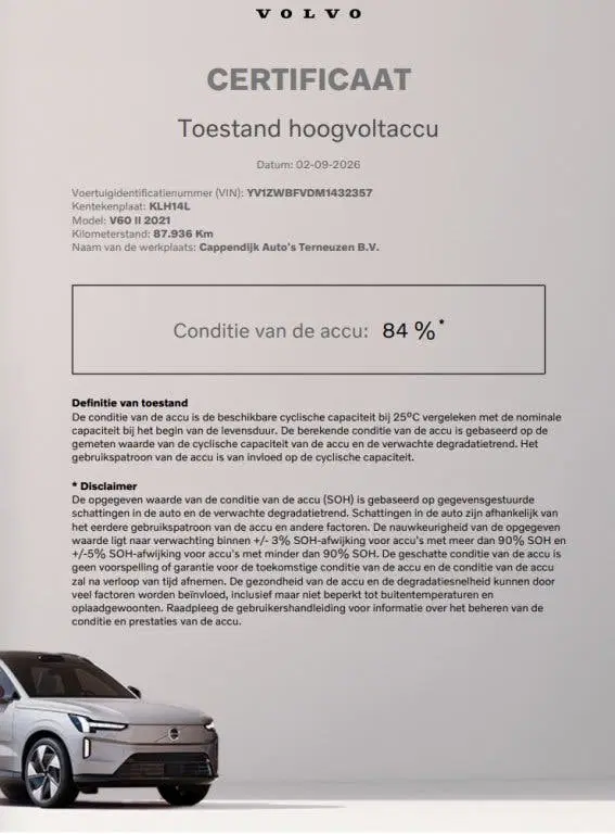 Volvo V60 T6 340PK Recharge R-Design uit 2021, foto 9