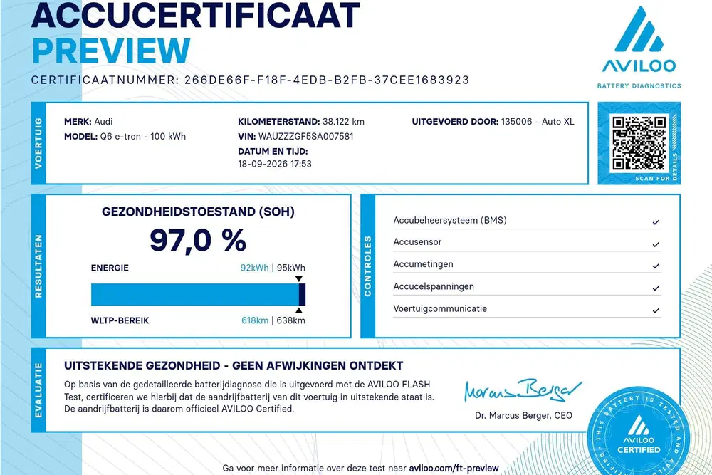 Audi Q6 e-tron S-Line 100 kWh 625 km Rijden *Full Option* uit 2024, foto 2