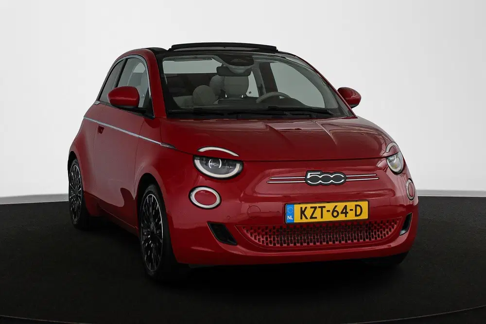 Fiat 500C La Prima 42 kWh Cabrio Leder Stoelverwarmi uit 2024, foto 2