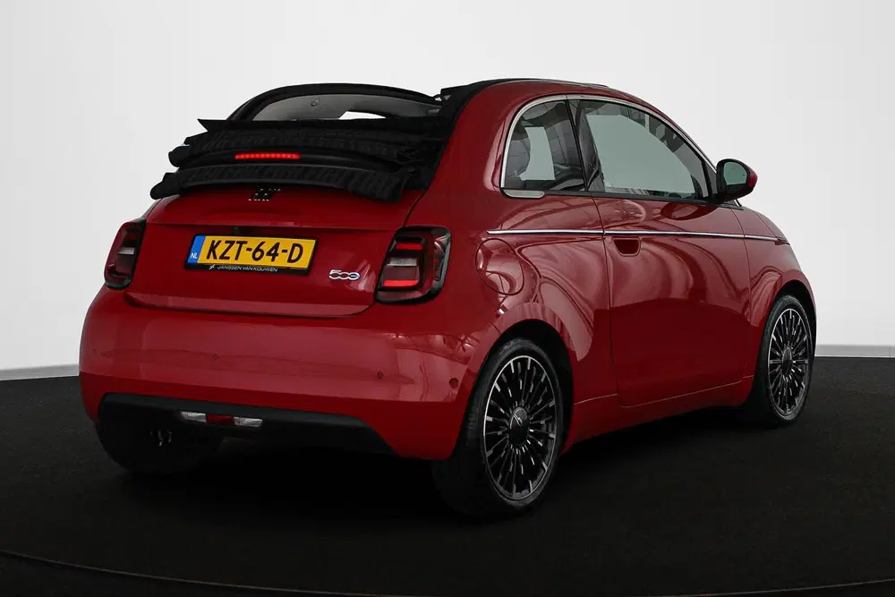 Fiat 500C La Prima 42 kWh Cabrio Leder Stoelverwarmi uit 2024, foto 3