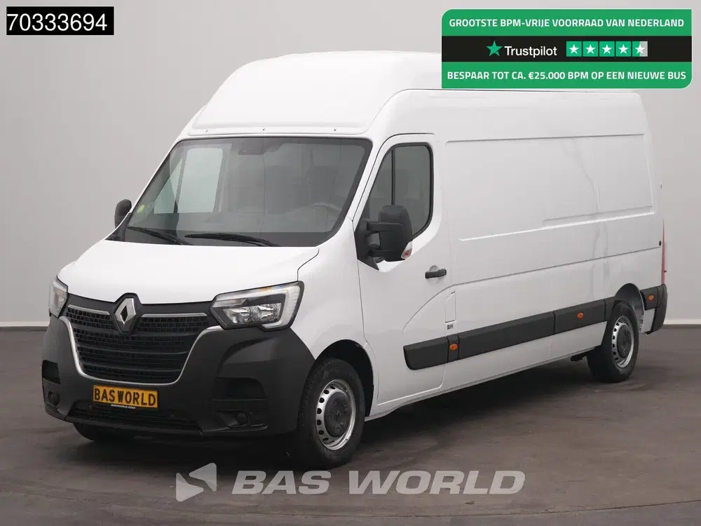 Renault Master 130PK Hoog Dak L3H3 LED Airco Cruise Euro6 uit 2024