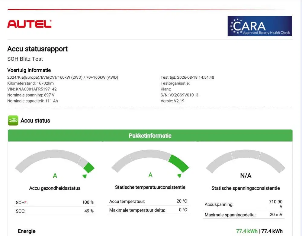 Kia EV6 Edition 77.4 kWh uit 2025, foto 4