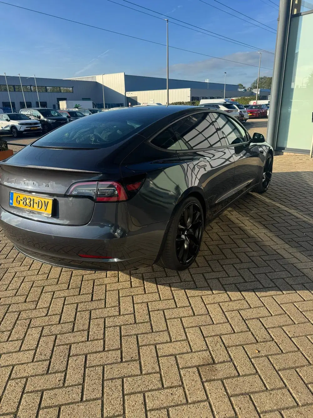 Tesla Model 3 2019 Grijs performance unieke uitvoering uit 2019, foto 3