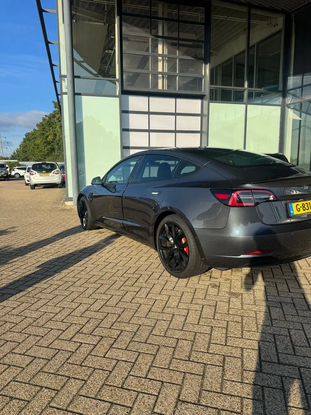 Tesla Model 3 2019 Grijs performance unieke uitvoering uit 2019, foto 4