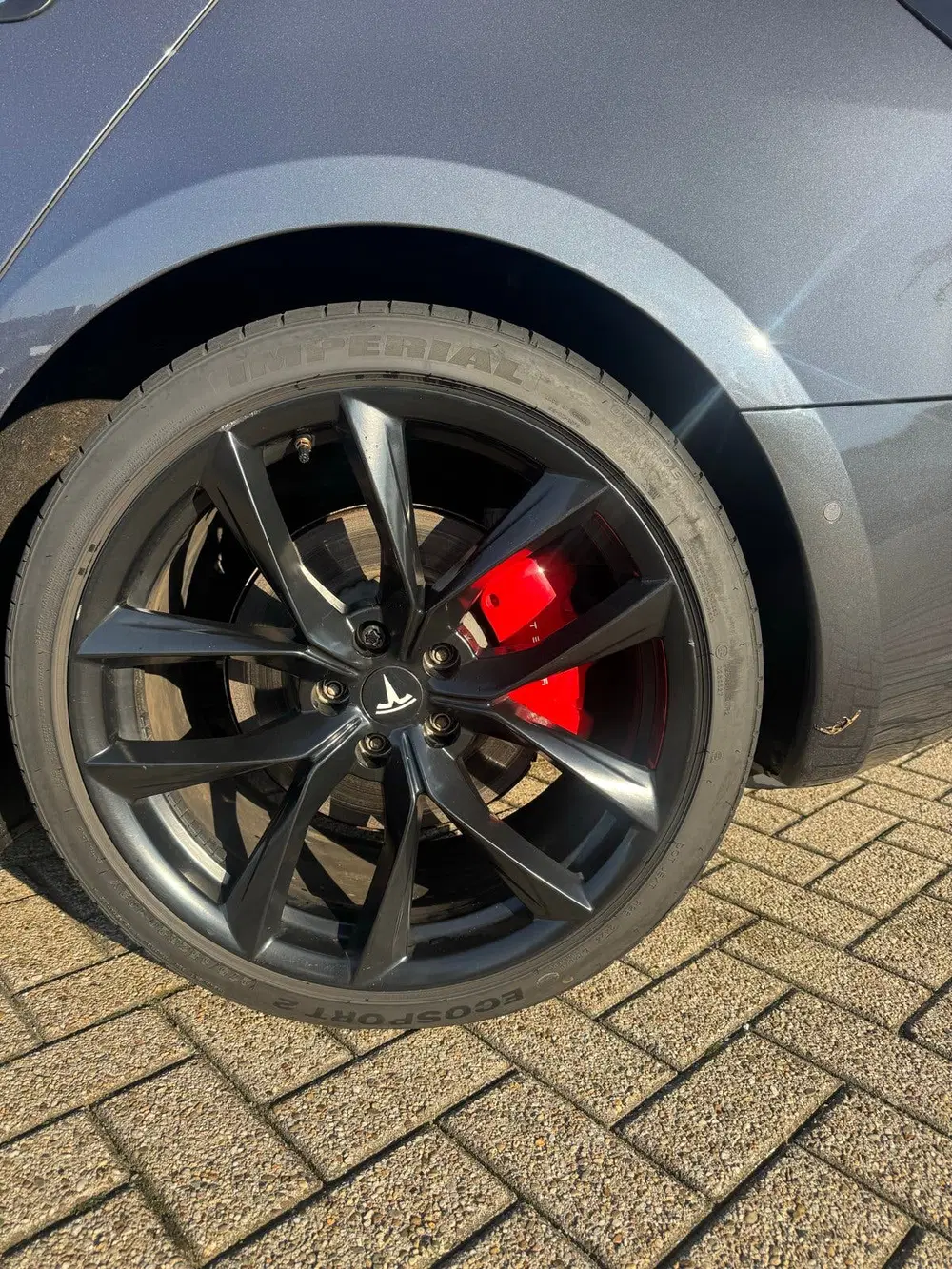 Tesla Model 3 2019 Grijs performance unieke uitvoering uit 2019, foto 6