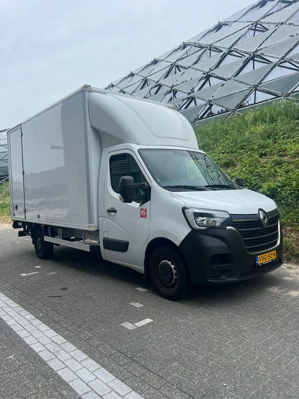 Renault Master met de laadklep 2023 Wit uit 2023