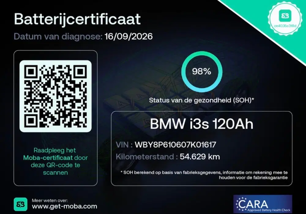 BMW i3 S Business Edition 120Ah 42 kWh Panoramada uit 2021, foto 8