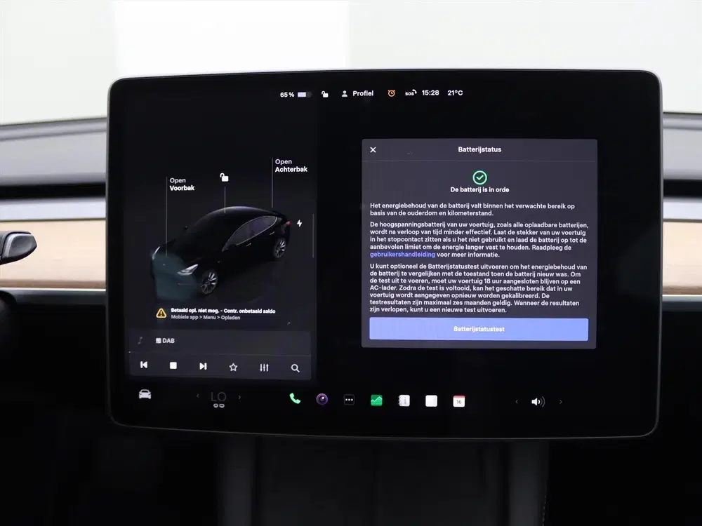 Tesla Model 3 Long-Range AWD 351pk 75 kWh 90.6% SoH UPGR uit 2022, foto 13