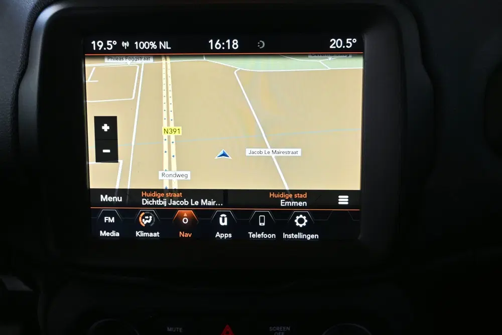 Jeep Renegade 1.0T Freedom Airco Navigatie Cruise Contro uit 2019, foto 9