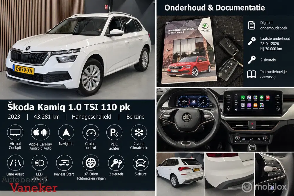 Skoda Kamiq 1.0 TSI Business Edition uit 2023, foto 2