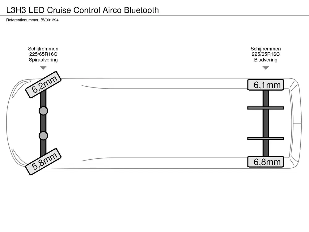 Renault Master L3H3 LED Cruise Control Airco Bluetooth uit 2024, foto 15