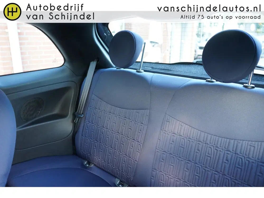 Fiat 500 1.0 HYBRID CLUB ORIGINEEL NEDERLANDS ZWART uit 2022, foto 13