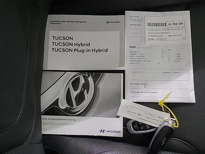 Hyundai TUCSON 1.6 T-GDI PHEV PREMIUM SKY 4WD I AUTOMAAT uit 2022, foto 14
