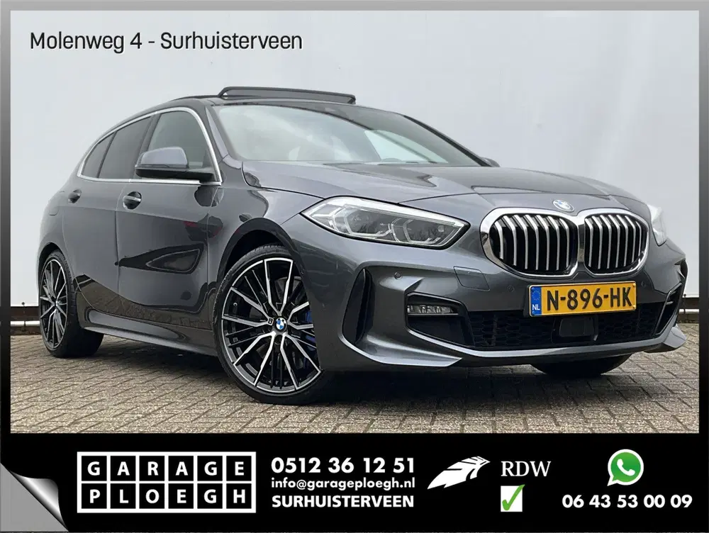 BMW 1-serie 120i M-Sport Automaat Pano.dak Leer Stoel uit 2021
