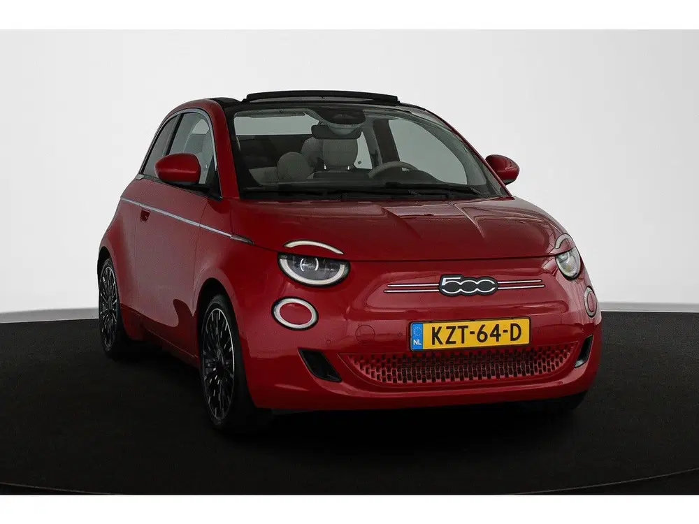 Fiat 500C La Prima 42 kWh Cabrio Leder Stoelverwarmi uit 2024, foto 2